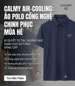 Áo polo nam Air-Cooling thoáng mát