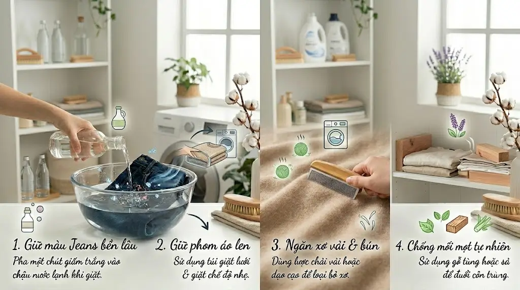 Mẹo vặt thời trang: Tổng hợp bí quyết giúp bảo quản quần áo luôn bền đẹp như mới