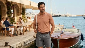 Cách phối đồ áo polo với quần short nam năng động mùa hè