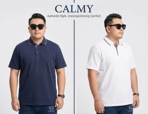 Áo polo nam form rộng thoải mái che bụng cho người mũm mĩm giúp vóc dáng thon gọn hơn