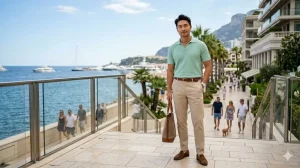 Cách phối đồ áo polo với quần kaki nam lịch sự thanh lịch