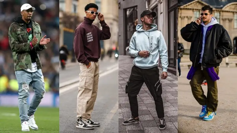 Người mẫu phối đồ streetwear hiện đại với phong cách cá tính, thời thượng trong bài hướng dẫn của Calmy.