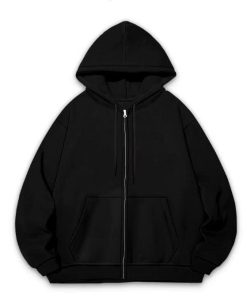 Áo Hoodie Zip Trơn Calmy Local Brand